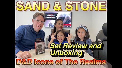 Sand and Stone - Review and Unboxing - Dungeons and Dragons Icons of the Realms Prepainted Minis