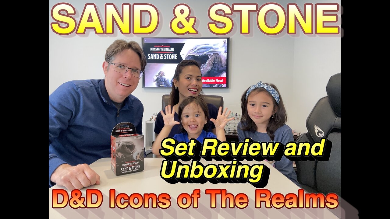 Sand and Stone - Review and Unboxing - Dungeons and Dragons Icons of the Realms Prepainted Minis