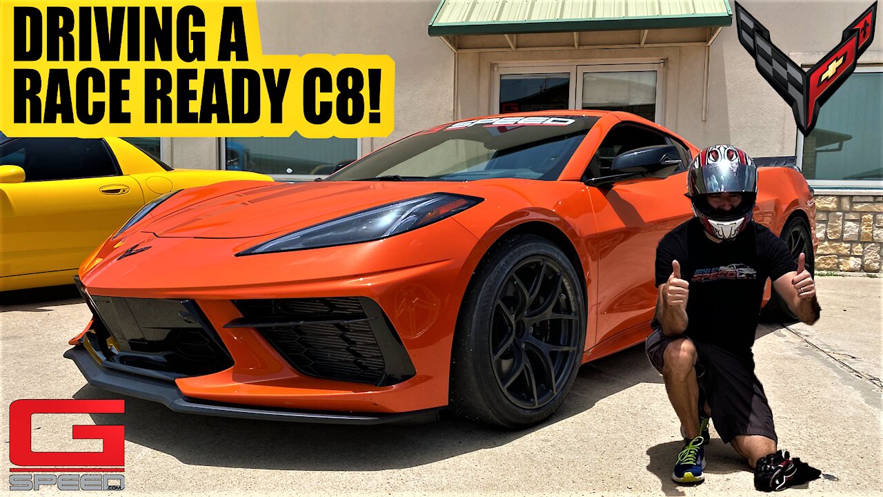 G-Speed gave me the keys to a RACE-READY C8 CORVETTE & said have FUN!