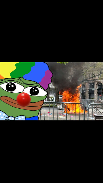 Crazy Man Sets Himself On Fire Outside Trump Courtroom