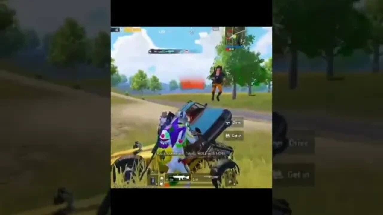 1 vs 4 insane clutch😎