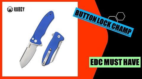 KUBEY CREON BUTTON LOCK FOLDING KNIFE