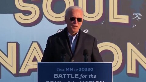 MUST WATCH: Joe Biden gets angry, calls Minnesota Trump supporters "ugly."