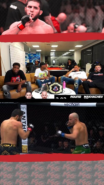 Islam Makhachev KOs Alex Volkanovski‼️💥😲