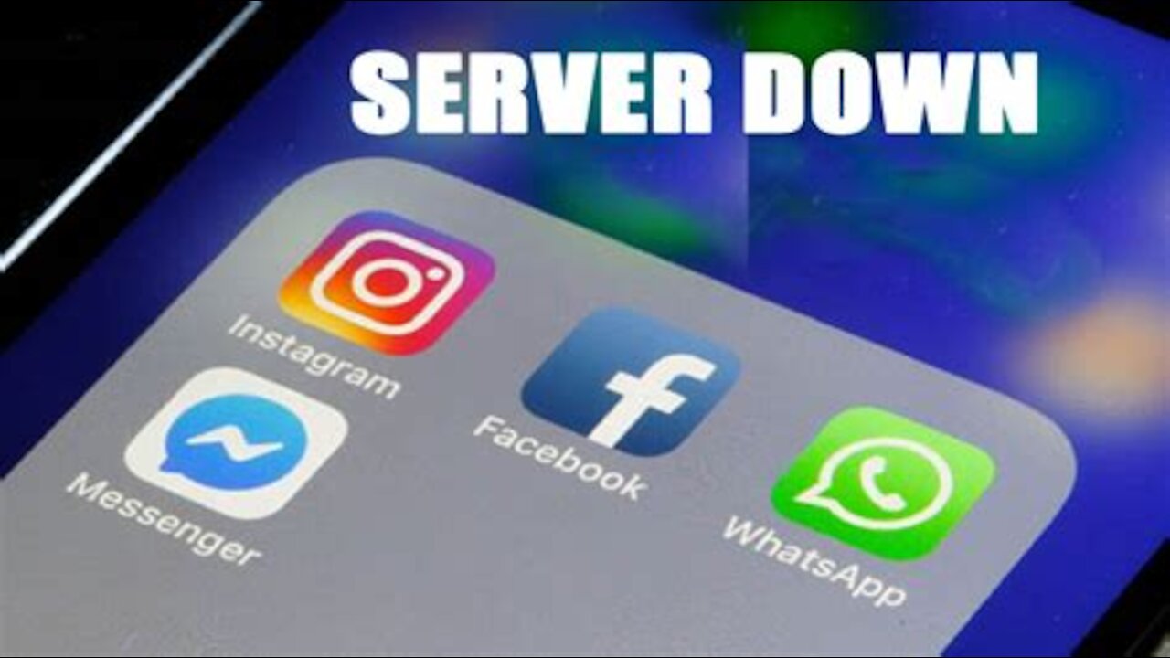 WORLDWIDE OUTAGE: Facebook Instagram Whatsapp??