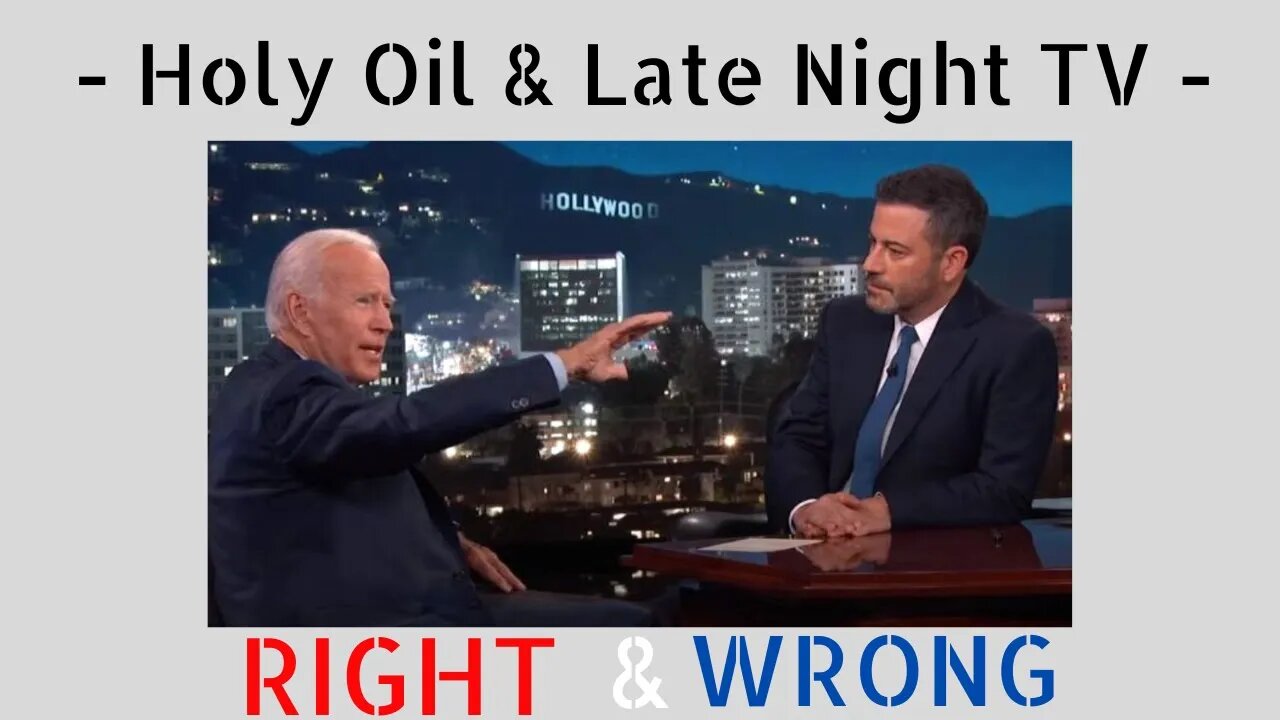 Holy Oil and Late Night TV - Right and Wrong - Episode 17