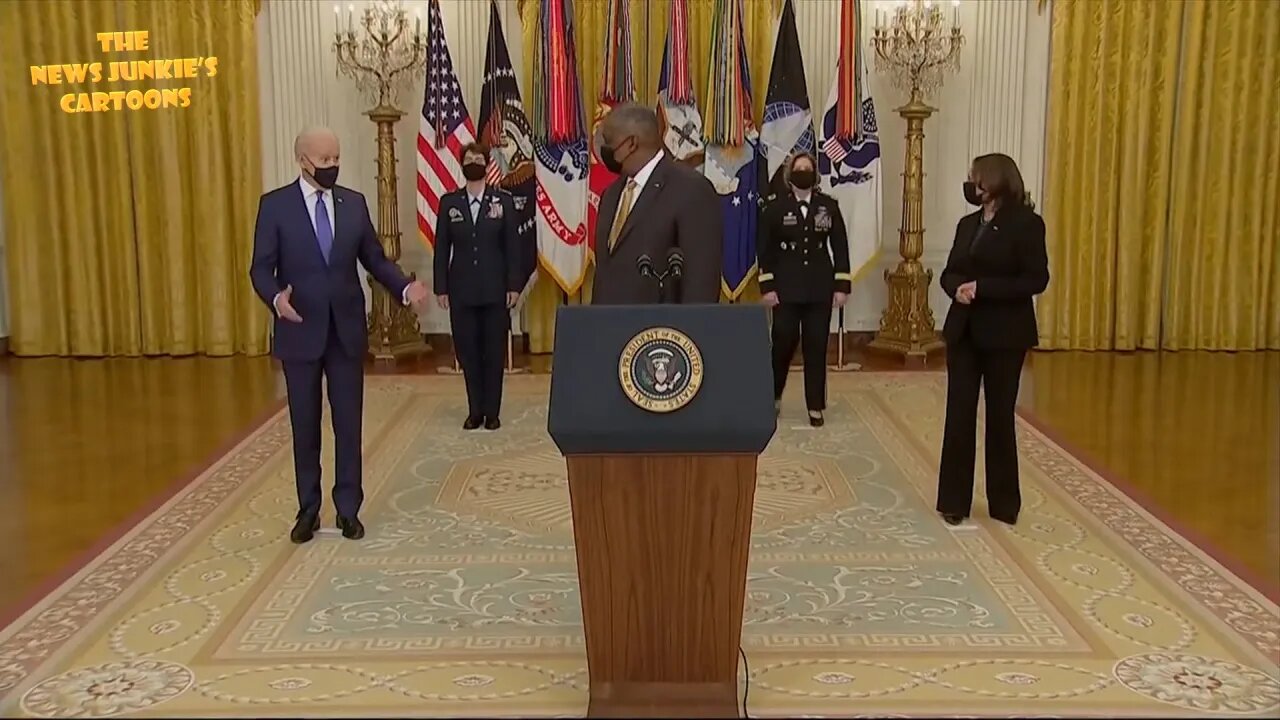 Biden's cabinet finding markings on the carpet.