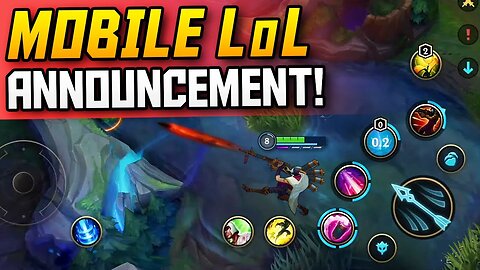 i was called to test league of legends mobile !!! coming soon...