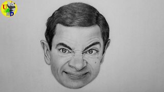 Mr. Bean Pencil Drawing