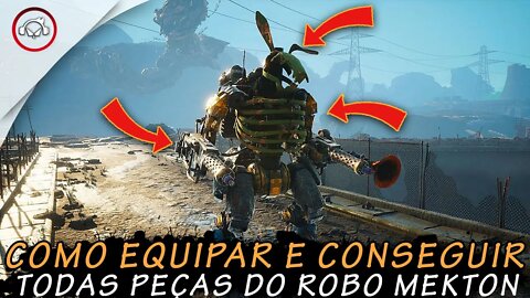 Biomutant, Como EQUIPAR e conseguir TODAS PEÇAS do robo MEKTON | Super Dica PT-BR