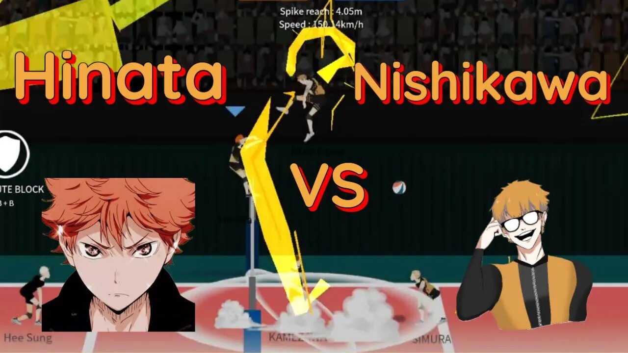 The Spike Volleyball - S-Tier Hinata vs Nishikawa + Hanuel High Giants!