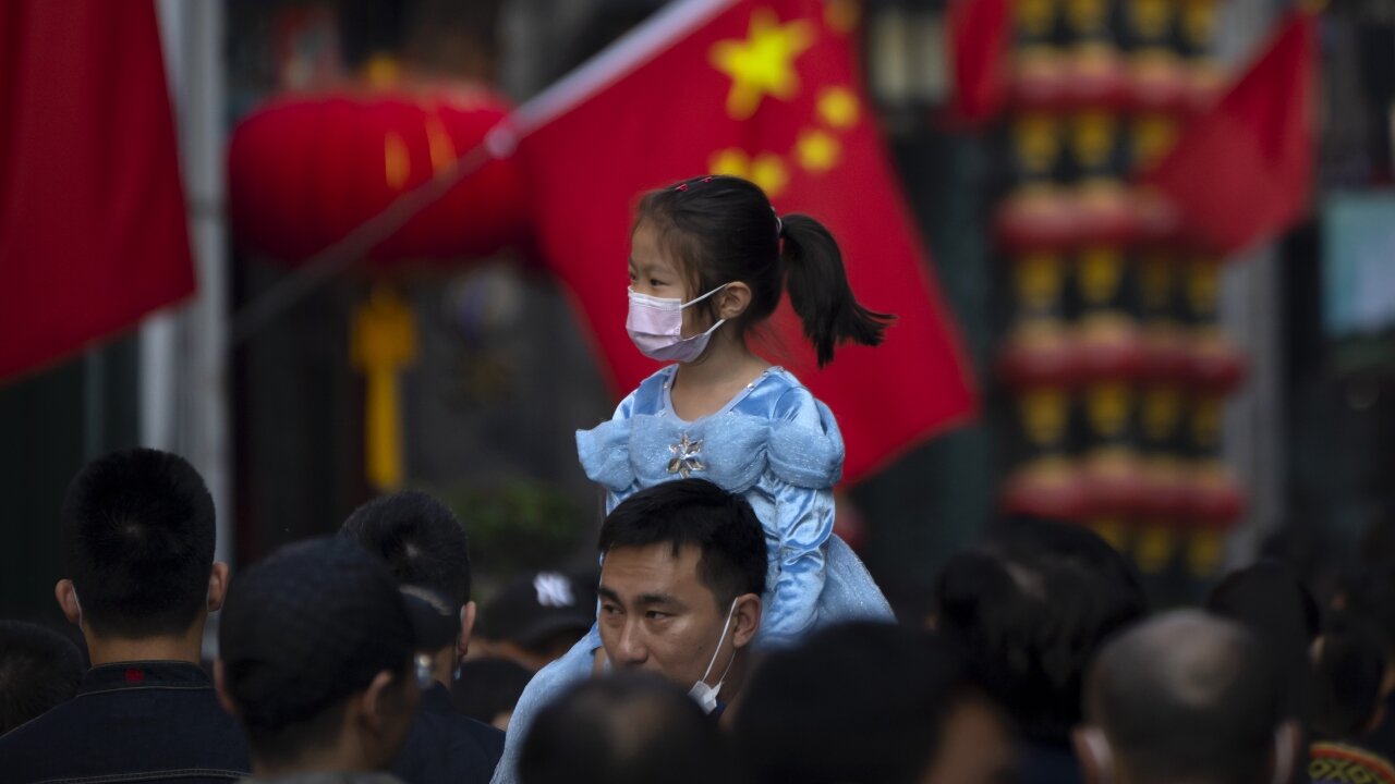 China records 1st population fall in decades as births drop