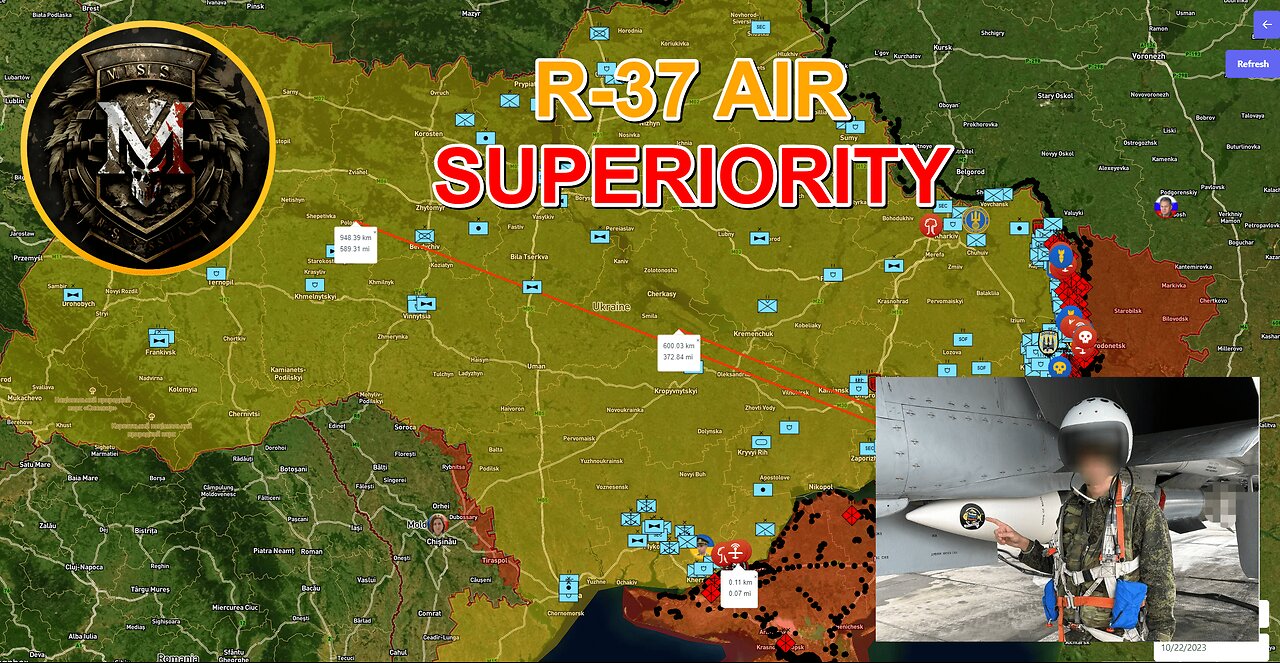 The Fall | Tightening The Avdiivka Noose | Russian Dominance In The Air. Military Summary 2023.10.22