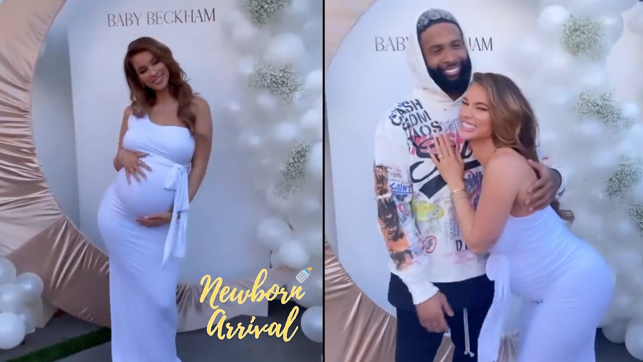 Odell Beckhem Jr. & LoLo Wood Host Their Baby Shower! πΆπ½
