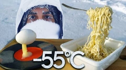 Crazy Experiments at -55°C, -67°F / The Coldest City in the World: Yakutsk