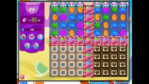 Candy Crush Level 6050 Talkthrough, 26 Moves 0 Boosters