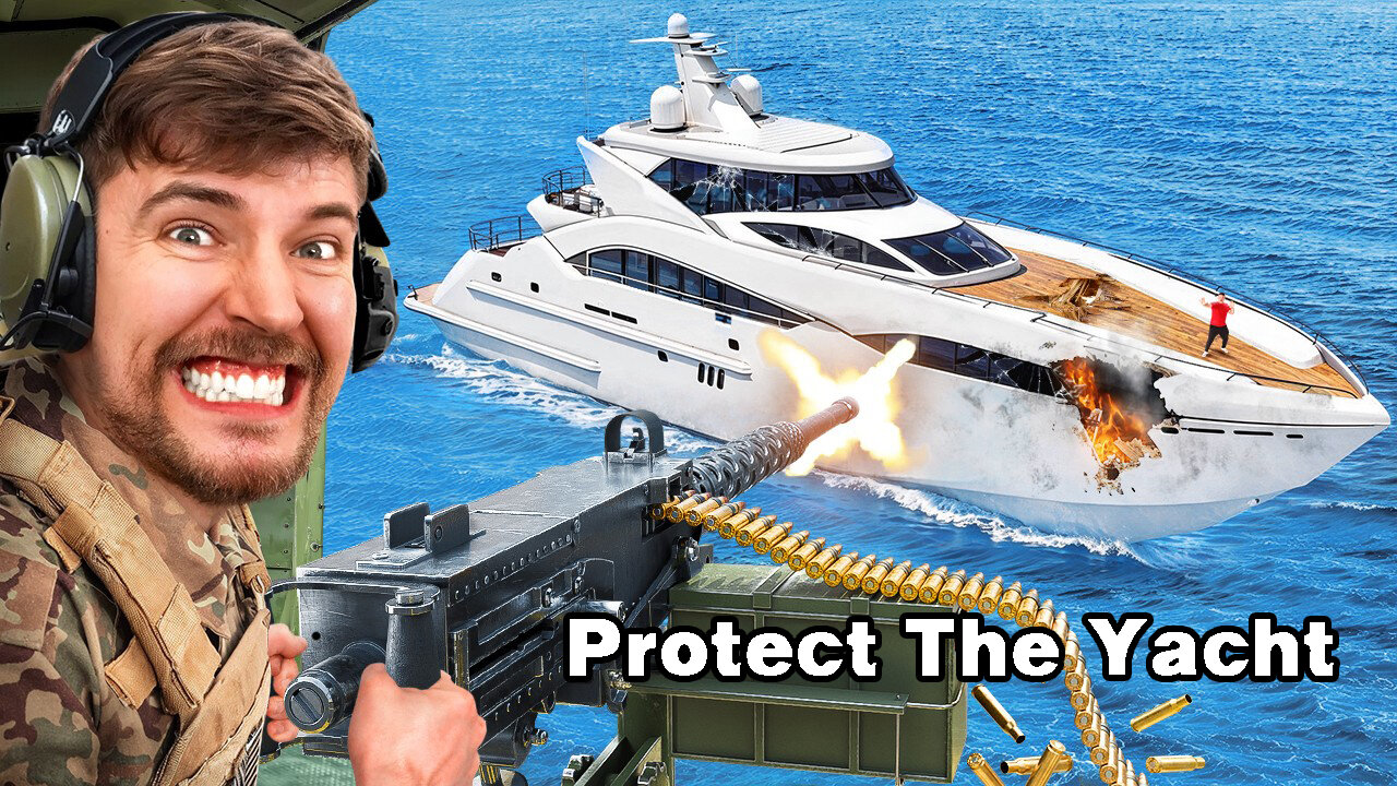 Protect The Yacht, Keep It! | Mr Beast