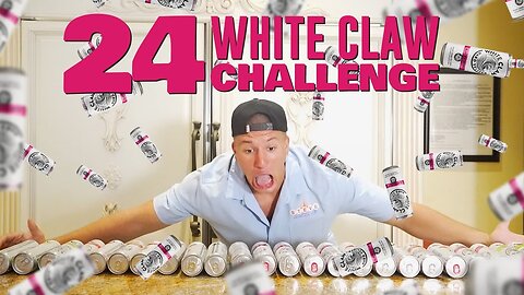 24 WHITE CLAW CHALLENGE!! - Deleted Stevewilldoit Video 