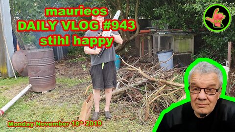 maurieos DAILY VLOG #943 stihl happy
