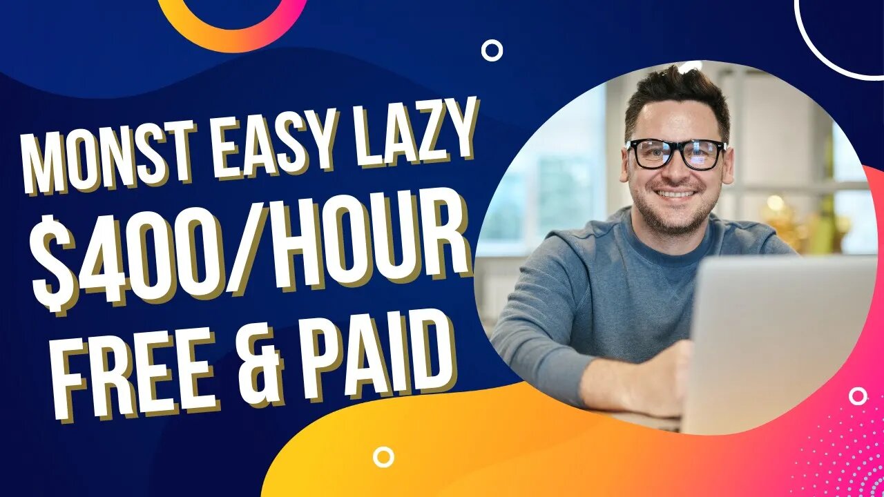 Easy Lazy $400/Hour Method For Beginners To Make Money Online (2022) - Without Website, Hosting, Ads