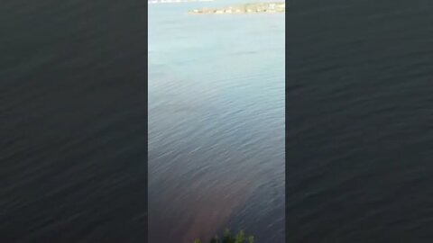 Overhead view of beautiful Canada