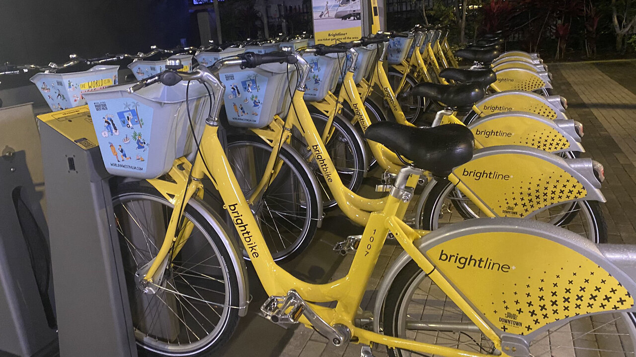 Brightline launches BrightBikes in West Palm Beach