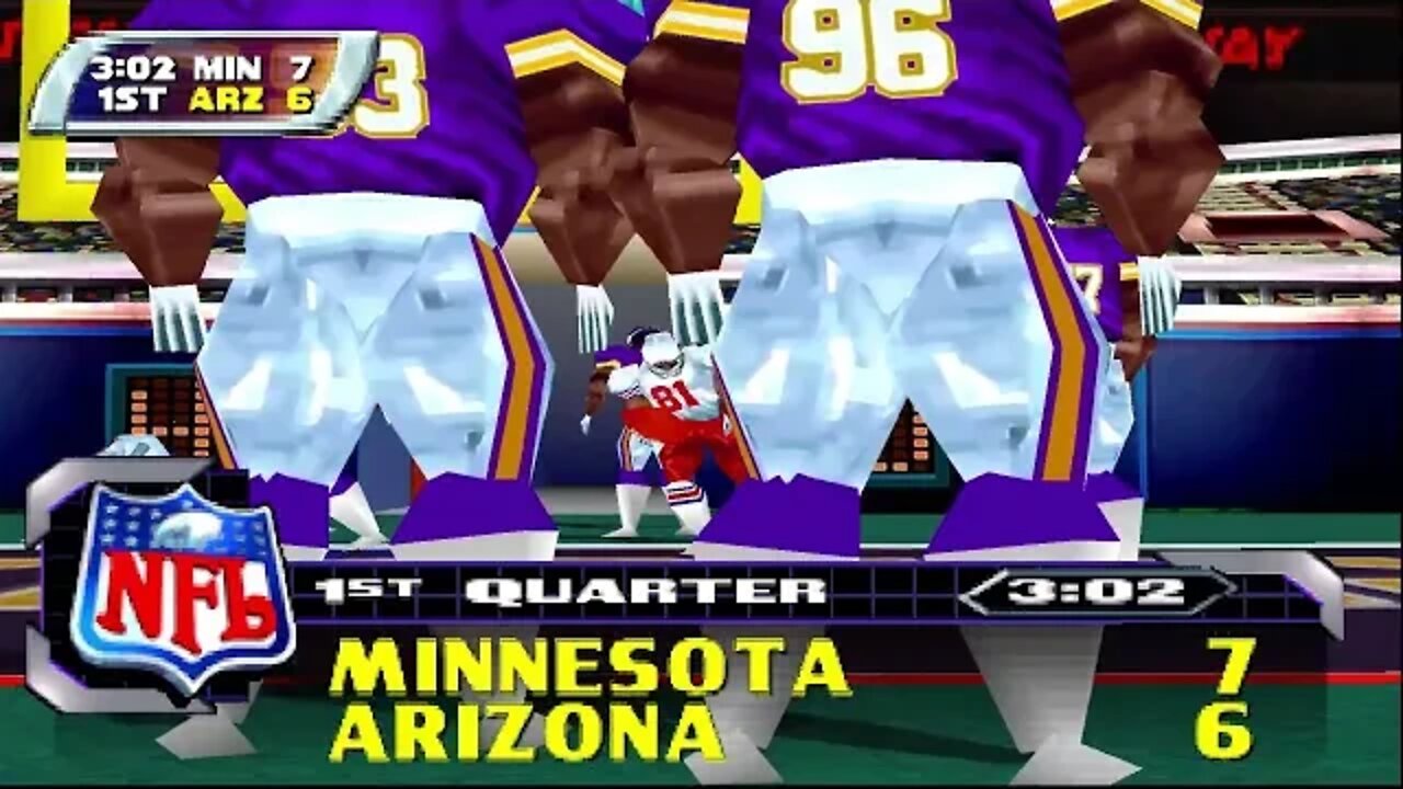 NFL Blitz 2001 Vikings Vs Cardinals[N64]