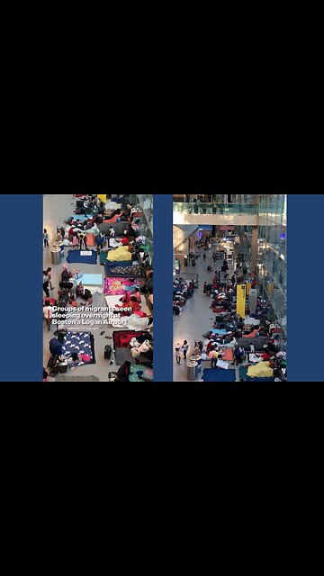 🚩 Illegal alien immigrants have taken up residence in Boston’s Logan Airport.