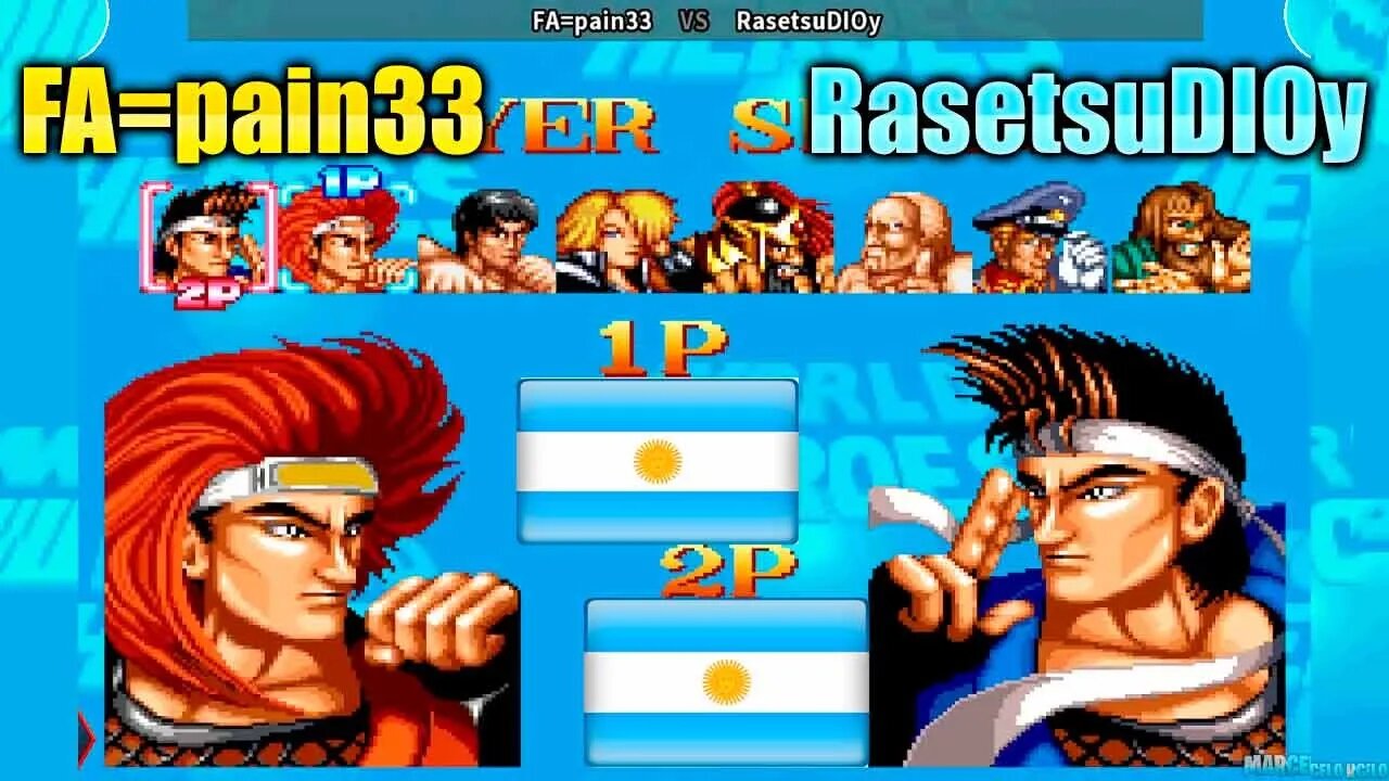 World Heroes (FA=pain33 Vs. RasetsuDIOy) [Argentina Vs. Argentina]
