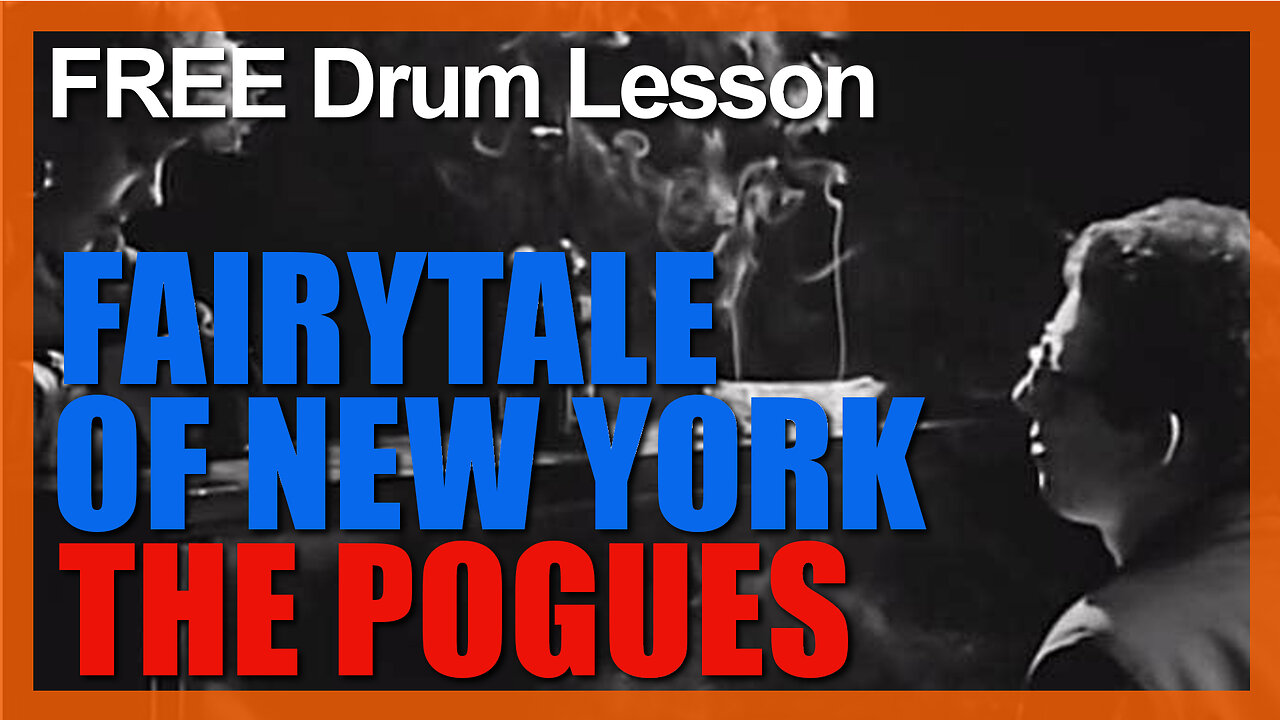 ★ Fairytale Of New York (The Pogues) ★ FREE Video Drum Lesson | How To Play SONG (Andrew Ranken)