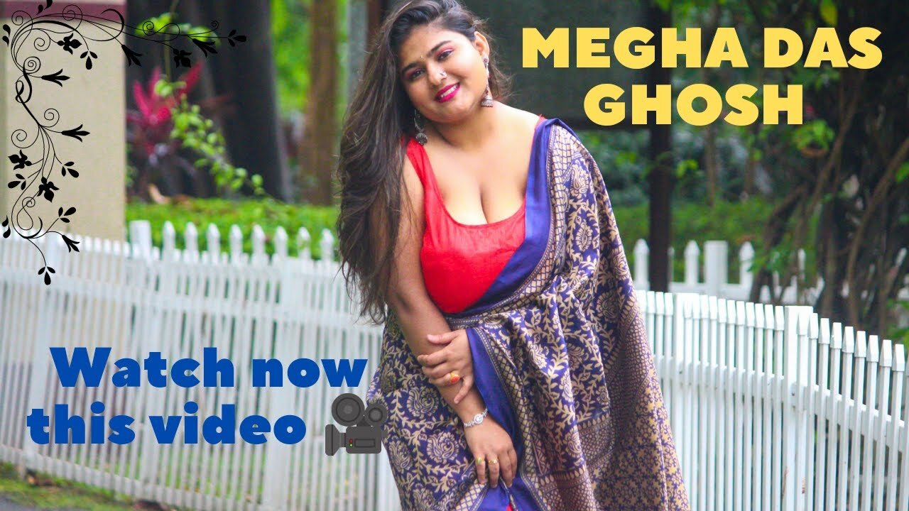 MEGHA DAS GHOSH IN A RAINY DAY -- MEGHA DAS GHOSH -- RAINY DAY VIDEO -- SAREE VIDEO SHOOT