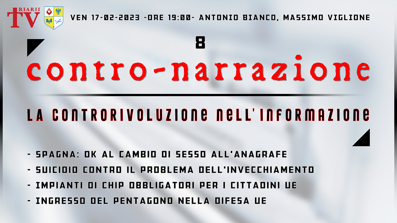 CONTRO-NARRAZIONE NR.8. Antonio Bianco, Massimo Viglione