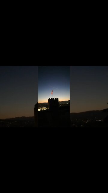 Skopje kale night Panorama Macedonia 2021