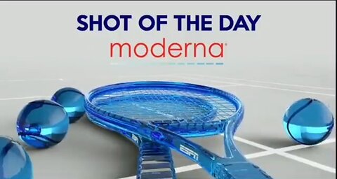 Unvaxxed Novak Djokovic's Game Winning Shot Was Sponsored By Moderna