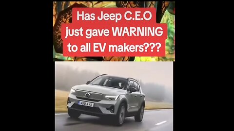 Jeep CEO exposes the EV industry