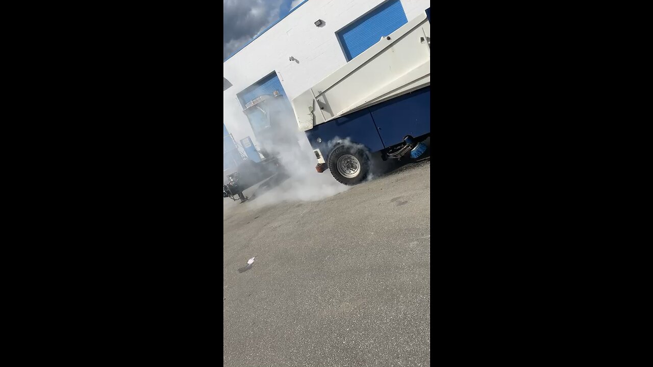 Zamboni burnout