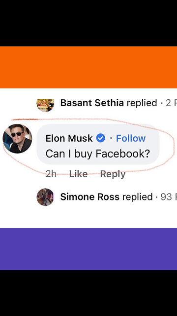 Elon Musk Wants To Buy Facebook As Well