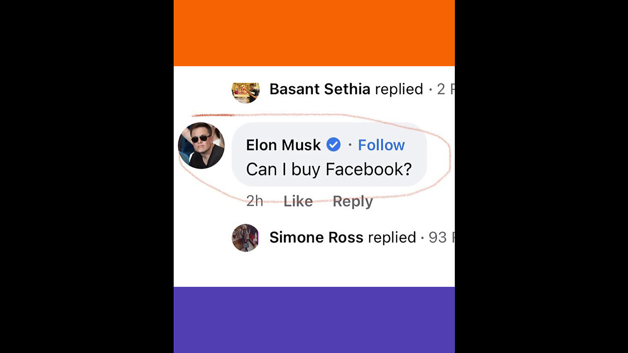 Elon Musk Wants To Buy Facebook As Well