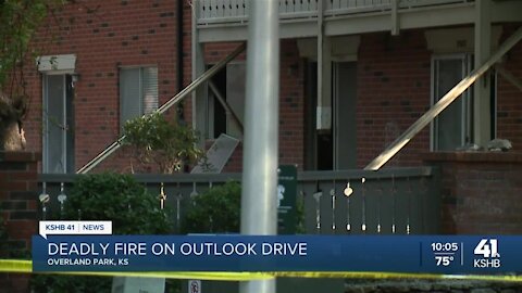 Woman, dog die in Overland Park apartment fire near 95th, Nall