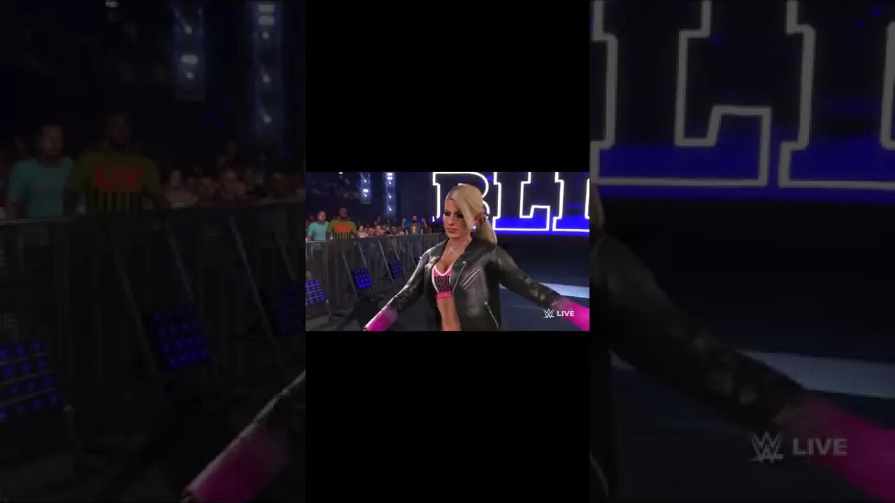 WWE 2k22 Alexa Bliss 20 Entrance #shorts