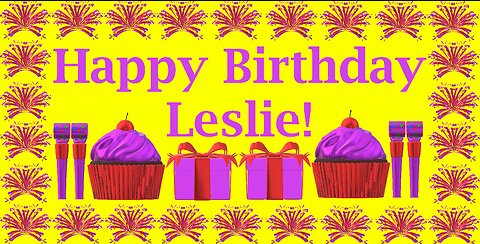 Happy Birthday 3D - Happy Birthday Leslie - Happy Birthday To You - Happy Birthday Song