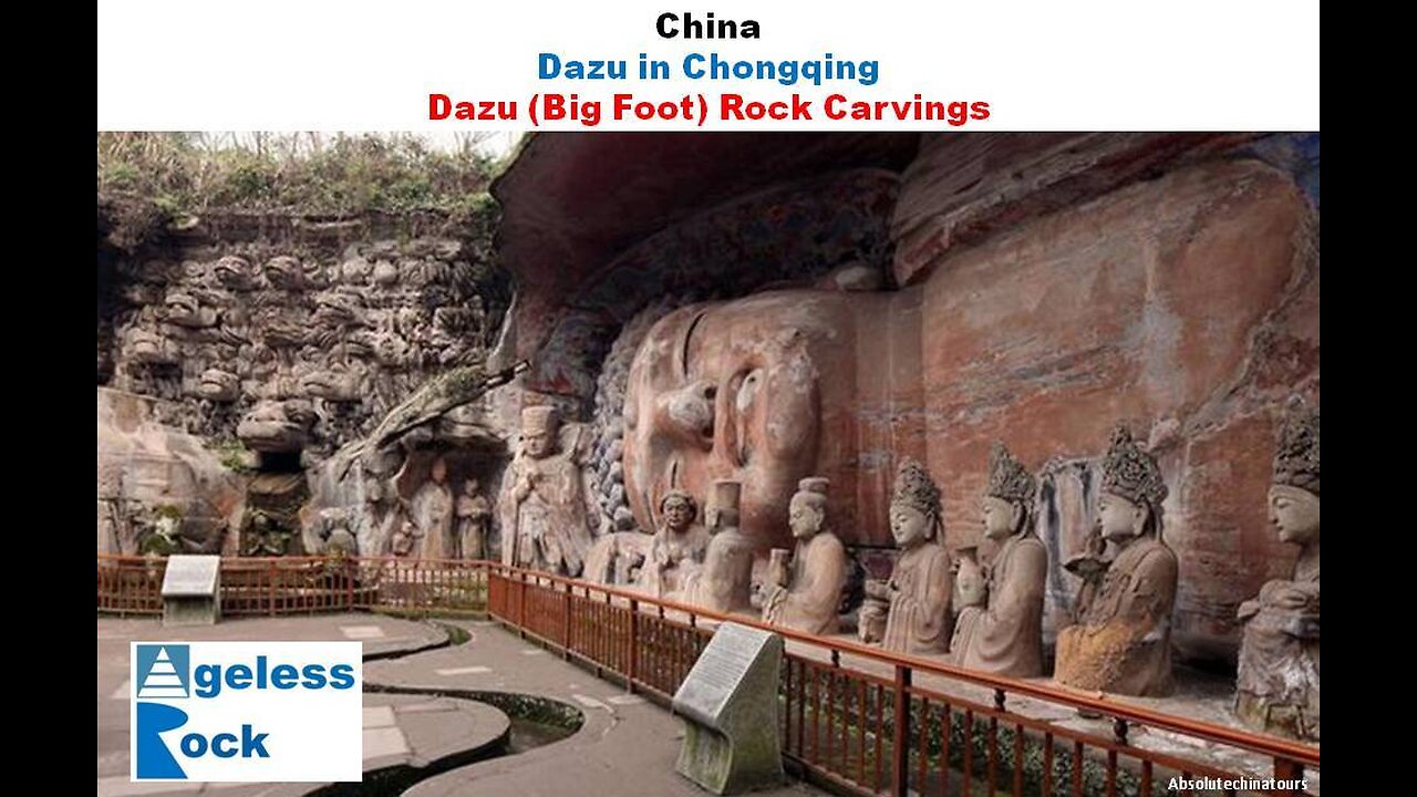 The Mysterious Dazu Rock Carving and Grottoes in China.
