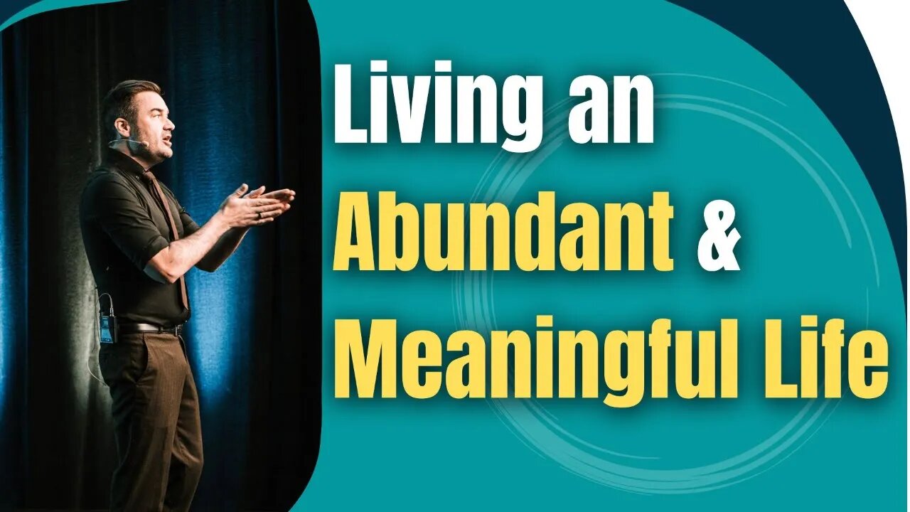 🔴 Live Stream: Living an Abundant & Meaningful Life