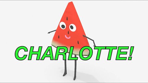 Happy Birthday CHARLOTTE! - WATERMELON Birthday Song