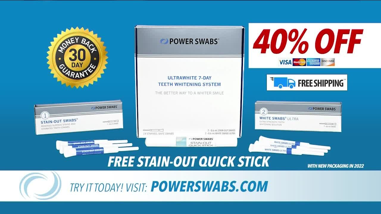 Get Whiter Teeth Fast! // Power Swabs