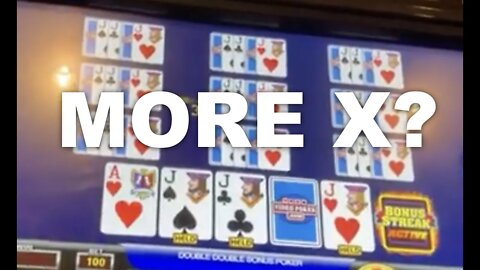 Ultimate X #VideoPoker #BonusStreak