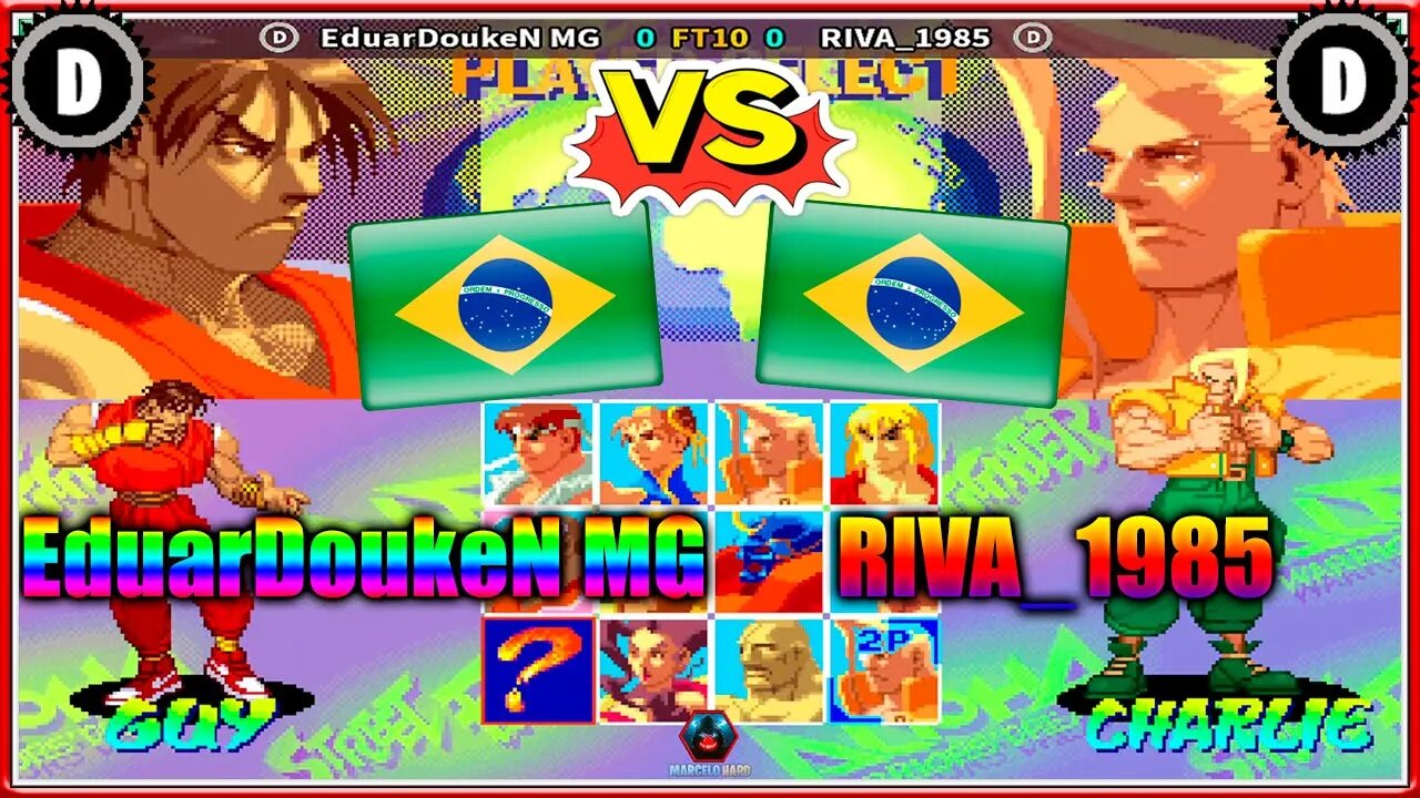 Street Fighter Alpha: Warriors Dreams (EduarDoukeN MG Vs. RIVA_1985) [Brazil Vs. Brazil]