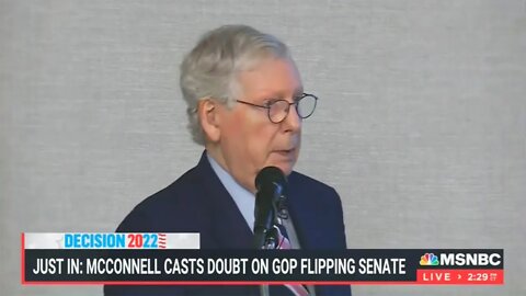 McConnell Says Poor "Candidate Quality" Is to Blame For Republicans Losing