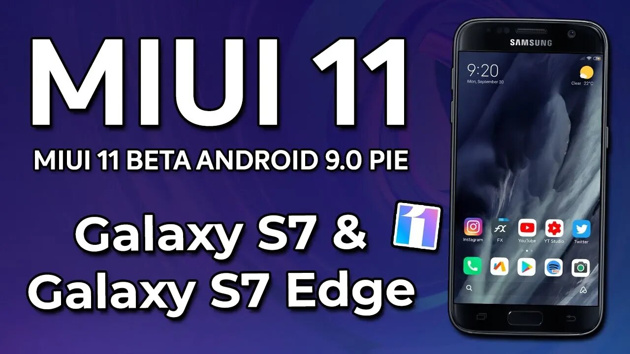 MIUI 11 BETA COM ANDROID 9.0 PIE PARA GALAXY S7 & S7 EDGE! [GSI TREBLE]