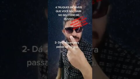 6 Truques incríveis com fone de ouvido.